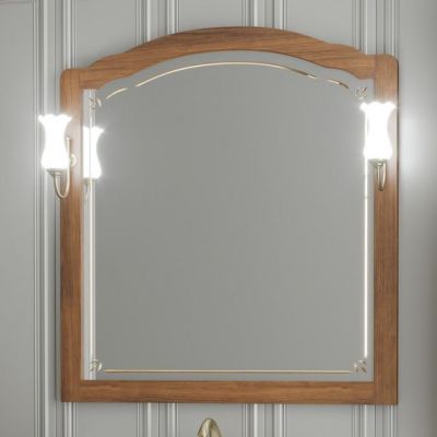 Зеркало Лоренцо 100, цвет светлый орех