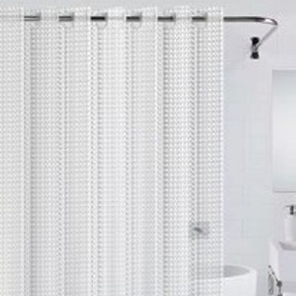 Штора для ванной Bath Plus NFD-3D-clear NFD-3D-grey 3D-clear(прозрачный)3D-grey(серый)