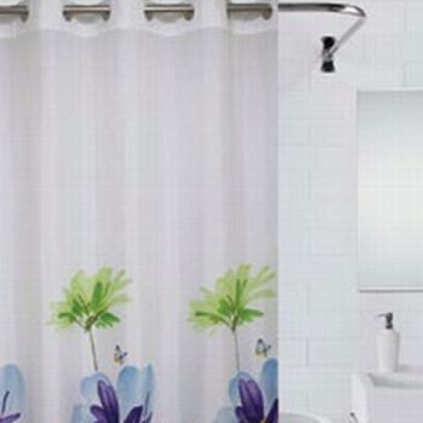 Штора для ванной Bath Plus NFD-1172 blue Flowers