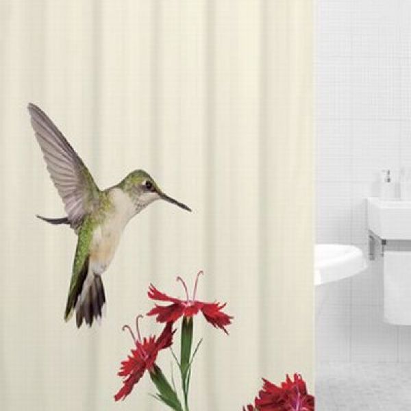 Штора для ванной Bath Plus DSP3022 HUMMINGBIRD (Колибри)