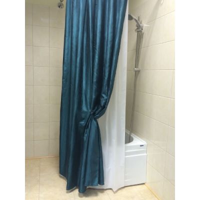 Штора для ванной (изумрудный) Bath Plus WSV029