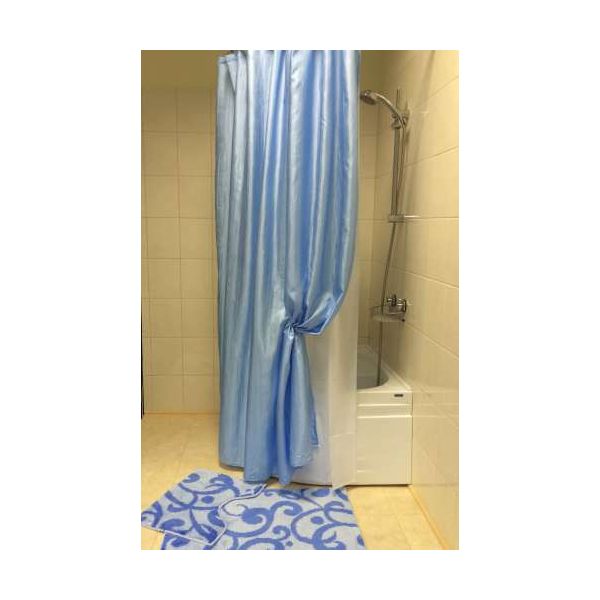 Штора для ванной (голубой) Bath Plus WSV022