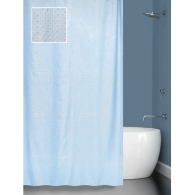 Шторы для ванной «Пузырьки» Bath Plus 032 голубой